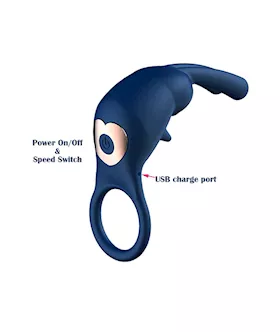 Jumping Rabbit Vibrating Cock Ring