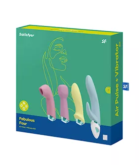 Satisfyer Fabulous Four - Interchangeable Head Vibrator