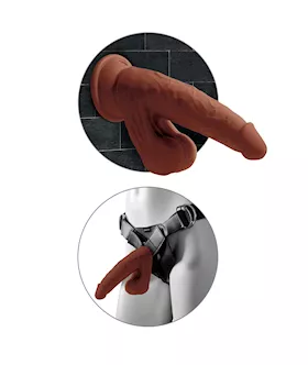 King Cock Plus Triple Density Cock With Swinging Balls