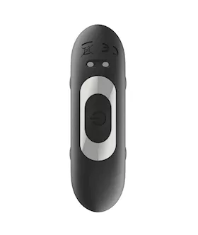 Amore Dual Vibrating Ring With Remote Control - Black