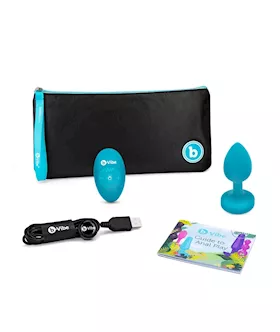 B-vibe Vibrating Jewel Plug - 3.8 Inch