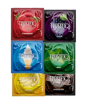 Trustex Assorted Flavoured Condom - Single