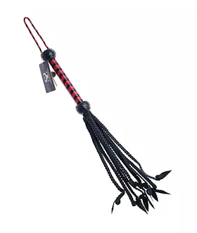 Bound X Braided Calf Leather Flogger