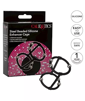 Steel Beaded Silicone Enhancer Cage