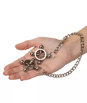 Nipple Grips - 4-point Nipple Press With Chain