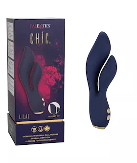 Chic Lilac Rabbit Vibrator - 7 Inch