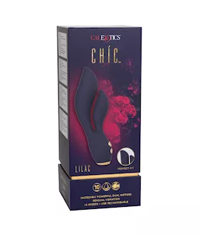 Chic Lilac Rabbit Vibrator - 7 Inch