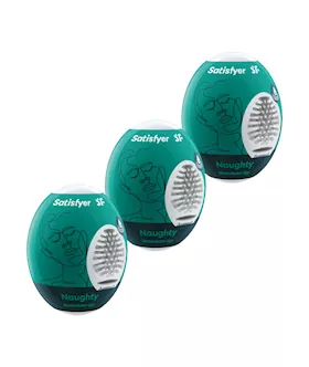 Satisfyer Masturbator Eggs - Set Of 3 - Naughty