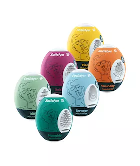 Satisfyer Masturbator Eggs - Set Of 6