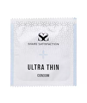 Share Satisfaction Ultra Thin Condoms - 12 Pack