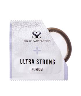 Share Satisfaction Ultra Strong Condoms - 12 Pack