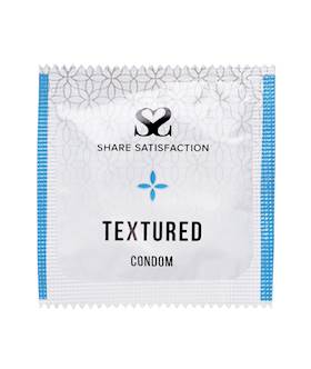 Share Satisfaction Textured Condoms - 12 Pack