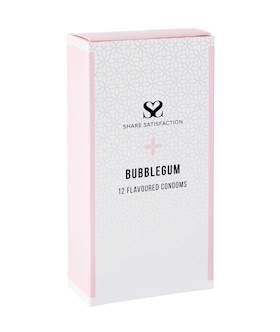 Share Satisfaction Bubblegum Flavoured Condom - 12 Pack