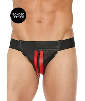 Plain Front Jock With Zip