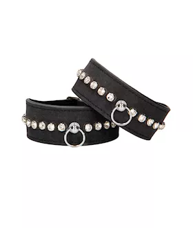 Diamond Studded Ankle Cuffs