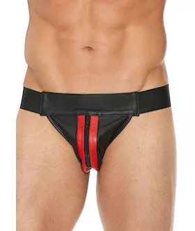Plain Front Jock with Zip