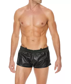 Versatile Leather Shorts