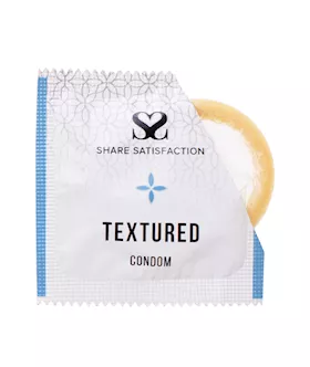 Share Satisfaction Textured Condoms - 100 Bulk Pack