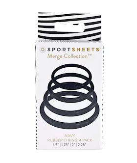 Navy O-ring 4pk