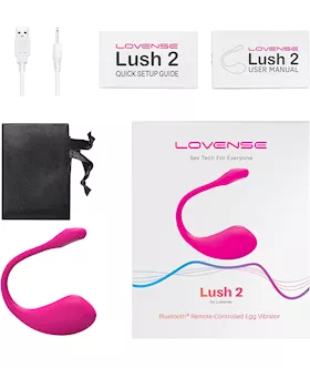 Lovense Rechargeable Lush 2 Bluetooth Vibrator