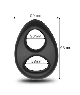 Amore Dual Silicone Cock Ring 