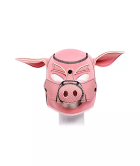 Pig Play Hood With Detachable Snout