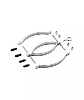 Adjustable Labia And Clit Clamp With Leash Chain 