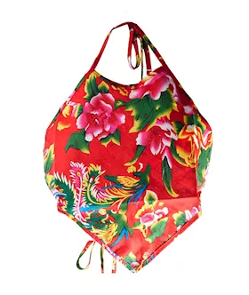 NorthEast Flower Pattern Handkerchief Top