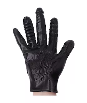 Textured Dildo Glove