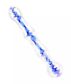 Lucent Hourglass Glass Massager
