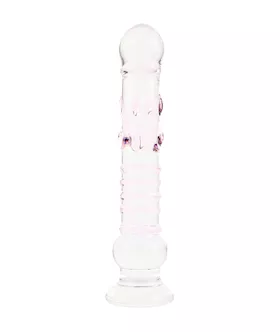 Lucent Pink Hue Glass Massager
