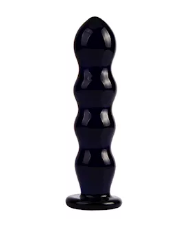 Lucent Razz Glass Butt Plug