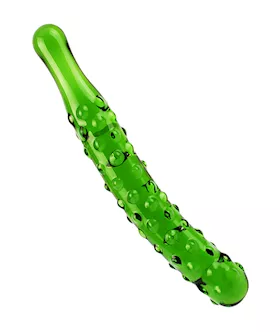 Lucent Pickle Glass Massager