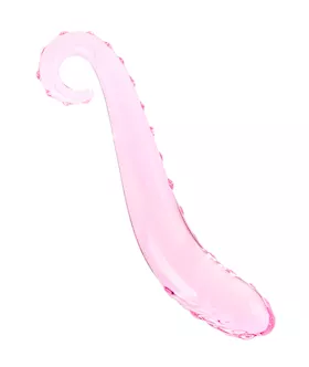 Lucent Small Textured Glass Massager