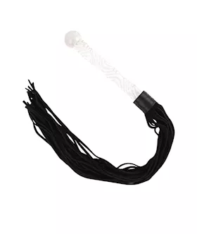 Lucent Glass Handle Flogger
