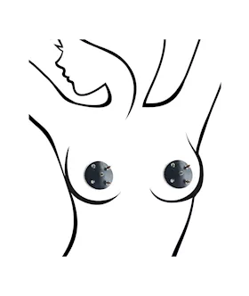 Sexy Af Nipple Pasties Black Studded