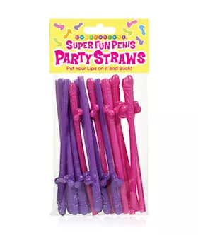 Super Fun Penis Party Straws