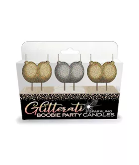 Glitterati Boobie Candle Set