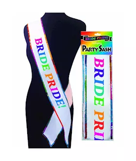 Bride Pride Party Sash