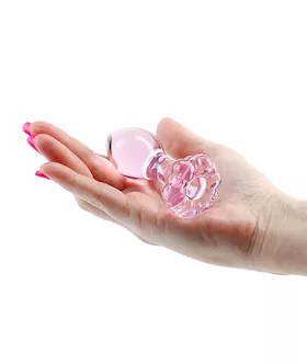 Crystal Flower Butt Plug 