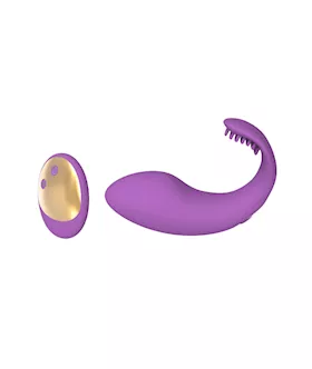 Brushed Aside Remote Controlled Vibrator