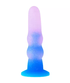 Nood Colours Glitter Rippled Dildo