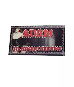 BDSM Coupons  Single Book