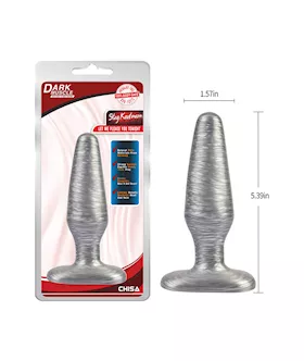 Tapered Metallic Butt Plug