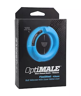 Optimale Flexisteel Silicone Metal Core Cock Ring