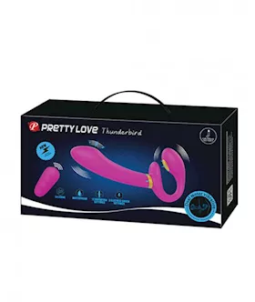 Pretty Love Thunderbird Electrostim Strapless Strap On