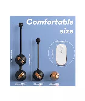 Amore Gold Mine Remote Controlled Kegel Balls