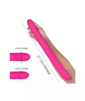 Pulsing Pleasure Double Ended Dildo Vibrator
