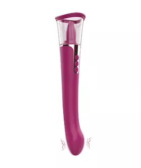 Triple Threat Pussy Pump And Licking Vibrator