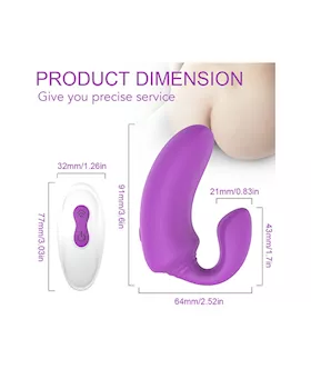 Amore Scorching Hot Chilli Remote Controlled Vibrator